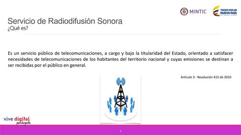 Subdirecci N De Radiodifusi N Sonora Ppt Descargar