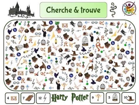 Cherche Et Trouve Harry Potter Un Anniversaire En Or Jeu Enfant Gratuit