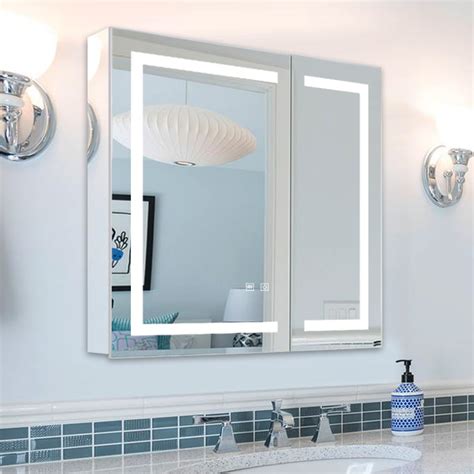 Buy Chende 30 X 32 Inch Lighted Medicine Cabinet With Mirror Large