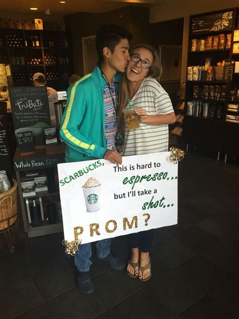 Image Result For Starbucks Promposal Cute Prom Proposals Prom