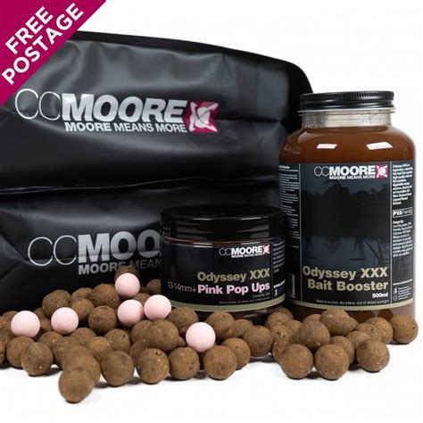 10kg Odyssey XXX Boilies Hookbaits Liquid Food CC Moore