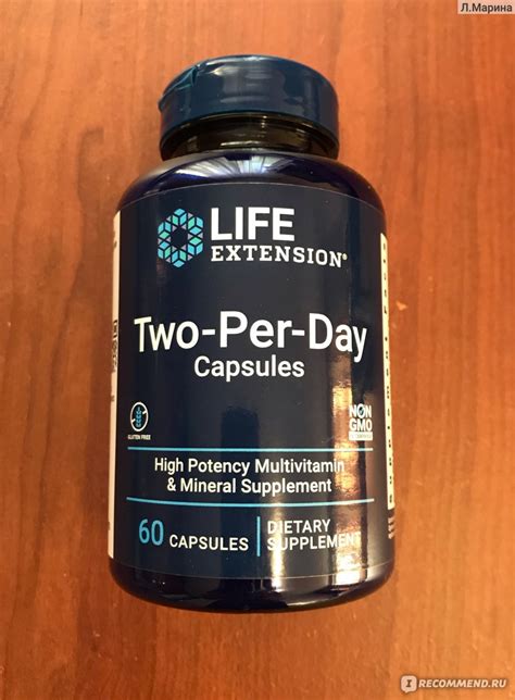 Витаминно-минеральный комплекс Life Extension Two-Per-Day Tablets ...