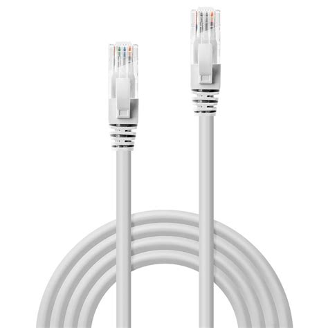 5m Cat6 Uutp Network Cable White From Lindy Uk