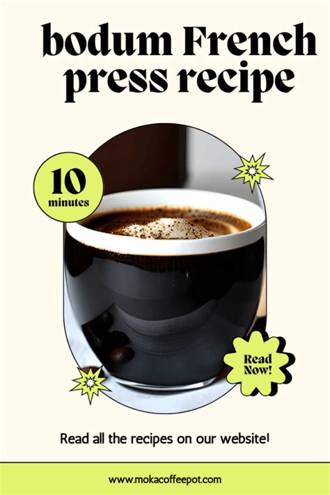 Bodum French press recipe: brewing instructions and tips