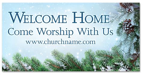 Outdoor Christmas Banner 18A - ChurchBanners.com