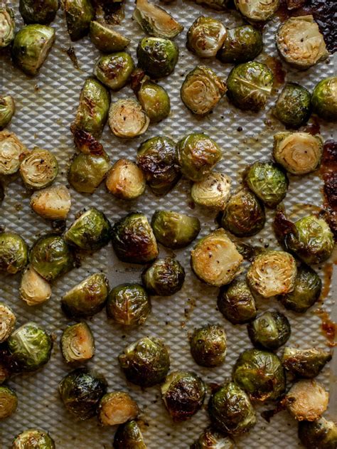 Maple Mustard Brussels Sprouts Maple Mustard Roasted Brussels