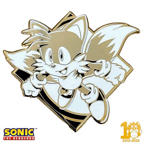 ZMS 10th Anniversary: Tails - Sonic the Hedgehog Pin - Three If By Space