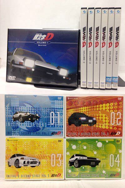 Dvd 頭文字d 全7巻 First Stage と 頭文字d Second Stage 全4巻 のセット ステッカー付 あ行 ｜売買され