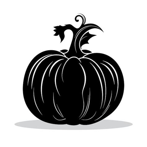 Premium Vector Pumpkin Icon Pumpkins Silhouette Thanksgiving Concept