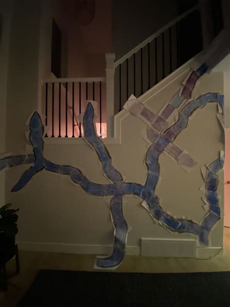 Upside Down Tunnel Map Stranger Things Halloween Party Stranger