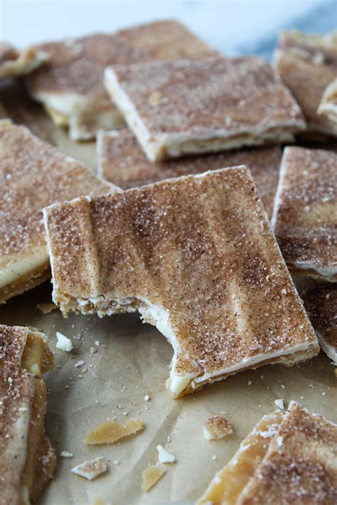 Churro Saltine Toffee Baking You Happier