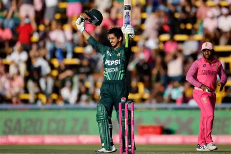 Sa Vs Pak Saim Ayub Joins Ab De Villiers In A Rare Record After