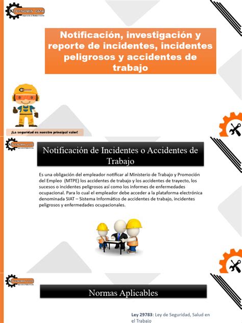 Capacitación Notificación Investigación Y Reporte De Incidentes