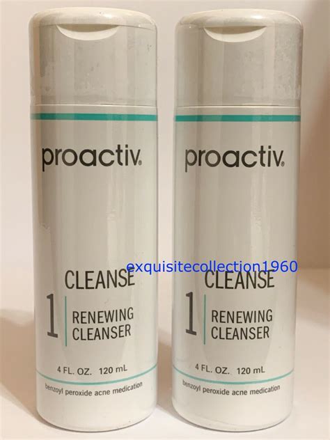 Proactiv Renewing Cleanser 4oz Two Bottles 8 Oz Total Cleanse 092025