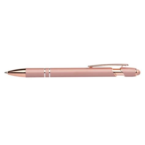 Ellipse Softy Rose Gold Metallic Pen W Stylus Laser Highest Honor