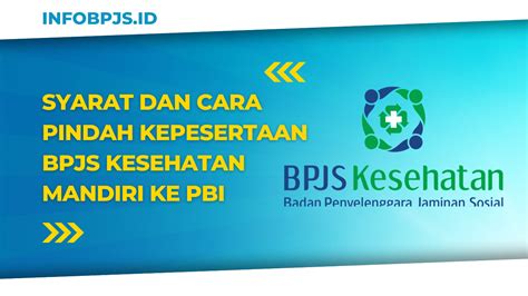 Syarat Dan Cara Pindah Kepesertaan BPJS Kesehatan Mandiri Ke PBI INFO