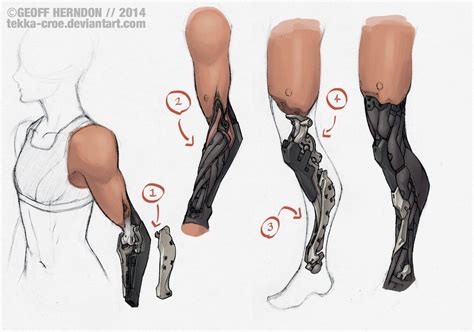 Prosthetic Concepts Geoff Herndon Arm Robot Machinery Sci Fi