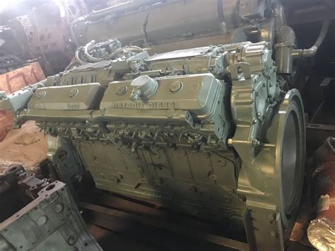 Detroit 16v71 Natural Marine Diesel Engine