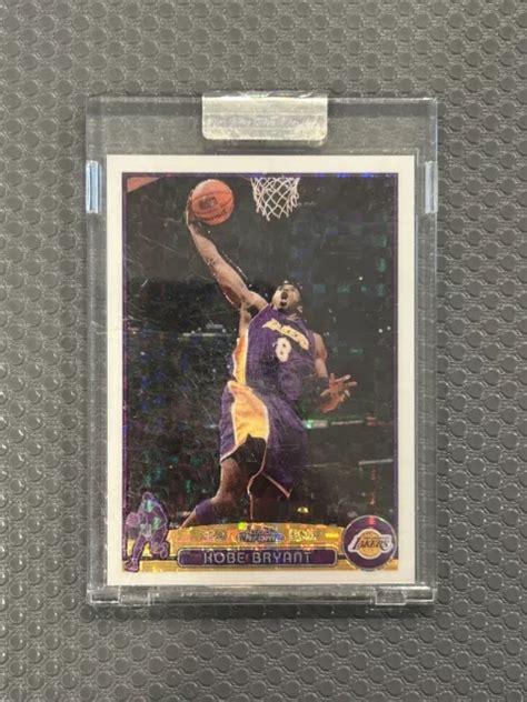 Topps Chrome Xfractor Kobe Bryant Lakers Encased