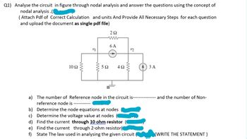 Answered Q Analyse The Circuit In Figure Bartleby