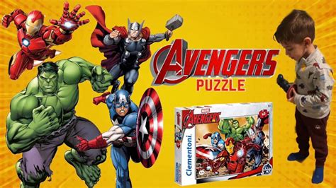 Avengers Puzzle Hulk Ironman Thor Capitan America Puzzle Supercolor