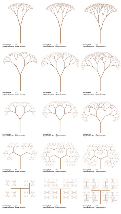 Fractal Trees – Basic L-System- Example 9.4 | Generative Landscapes