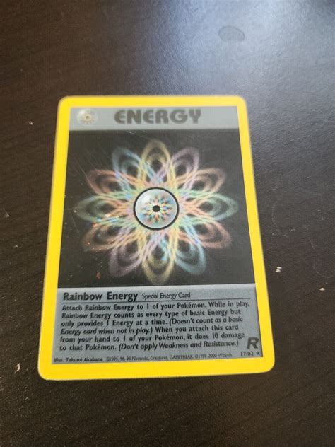 Mavin Rainbow Energy Team Rocket 17 82 Pokemon TCG LP Holo Rare