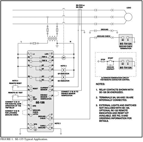 Littelfuse Se 135 Ground Fault Ground Check Monitor User Manual