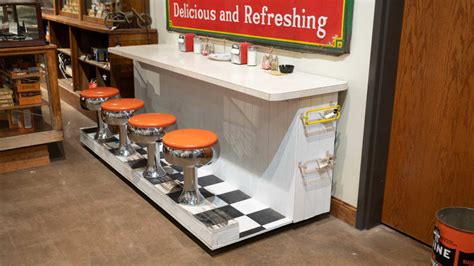 1950s 4 Seat Diner Counter With Neon Accents At From The John Parham