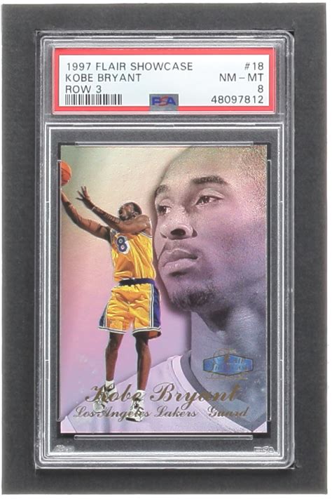 Kobe Bryant Flair Showcase Row Psa Pristine Auction