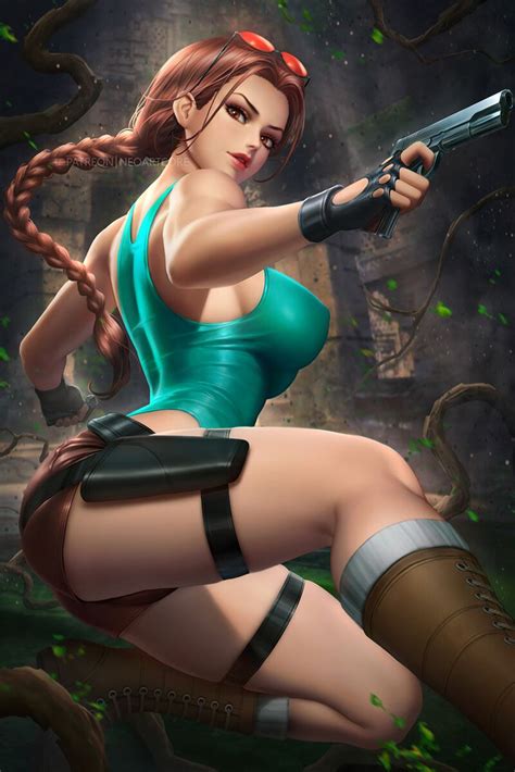 Lara Croft Neoartcore Thongmai On Artstation At Https Artstation