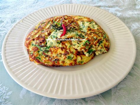 Sofra ve Muhabbet BEYAZ PEYNİRLİ OTLU OMLET