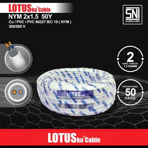 Jual Kabel Listrik Kawat Tembaga Nym X X Y Lotusku Lotus