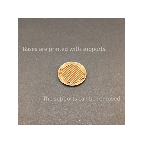 12 Pack 32mm Round Bases For Miniatures