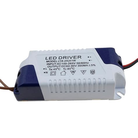 Led External Driver 300ma 18 24 X1w Dc 60v 90v Led Driver 18w 20w