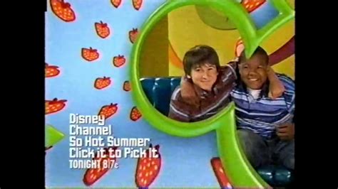 Disney Channel So Hot Summer Click It To Pick It Promo Summer 2005 YouTube