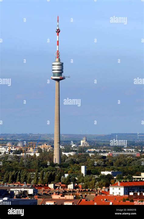 Donauturm Tower Or Danube Tower In Vienna Austria Stock Photo Alamy