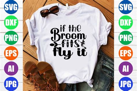 If The Broom Fits Fly It Graphic By Minaraartbd22 Creative Fabrica