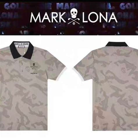 Jual Men Polo Shirt Kaos Polo Golf Mark Lona Golf Camo Short Sleeve