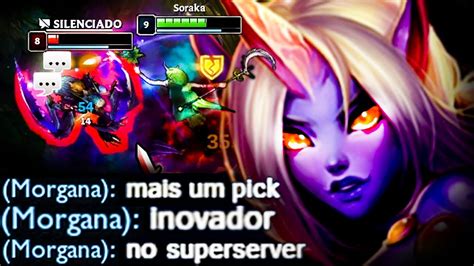 FINGI SER NOOB DE SORAKA JUNGLE KKKKK DEPOIS PEDIRAM DESCULPAS YouTube