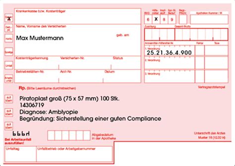 Praxistipp Hilfsmittel Weiterhin Auf Muster 16 Verordnen