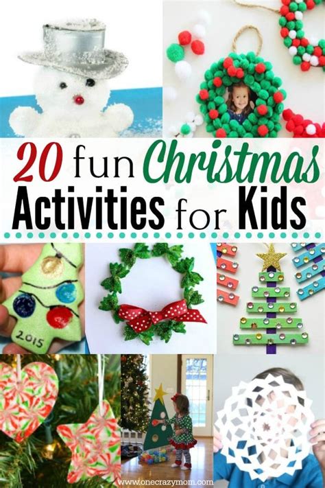 Christmas Activities For Kids 20 Easy Christmas Ideas For Kids