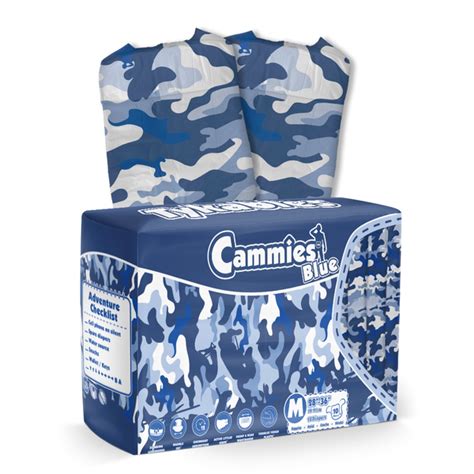 Cammies Blue Diapers Abdl Diapers For Incontinence Tykables