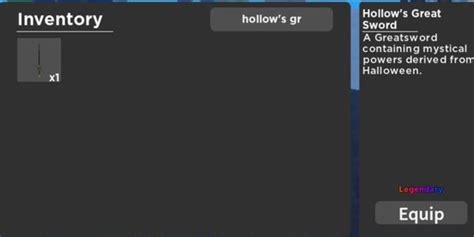 Beli Item Hollow's Great Sword / Grand Piece Online (GPO) Roblox Terlengkap dan Termurah Maret ...