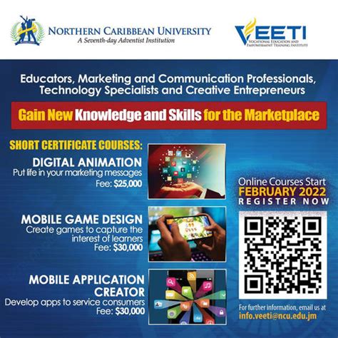 Short Certificate Courses from Northern Caribbean University starting ...