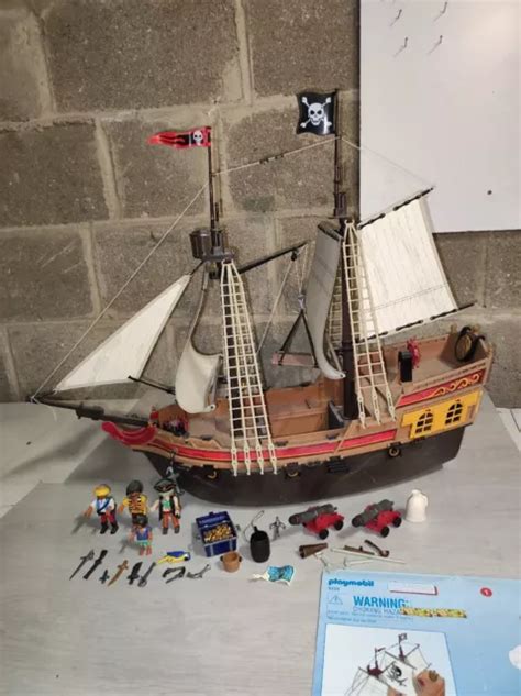 Playmobil Bateau Pirate Complet Eur Picclick Fr