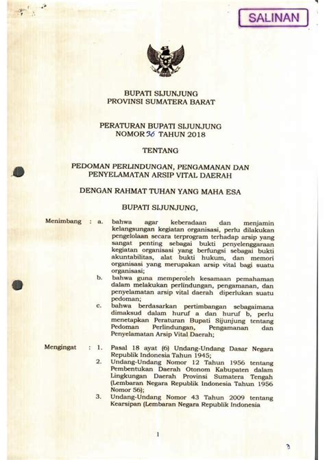 Pdf Jdih Sijunjung Go Id Pendataan Dan Penentuan Arsip Yang