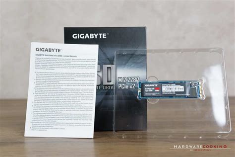 Test SSD GIGABYTE M 2 PCIe 256 Go HardwareCooking