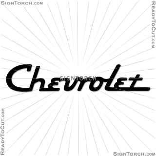 Chevrolet Dxf Svg Cut Files For Cnc Plasma Router Laser Waterjet