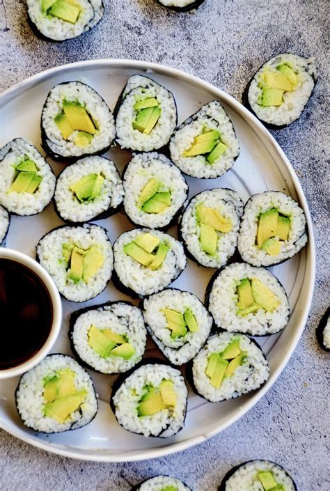 Avocado Sushi Rolls Kay S Clean Eats